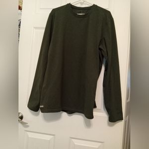 Mens Free Country Green Pullover Size XL